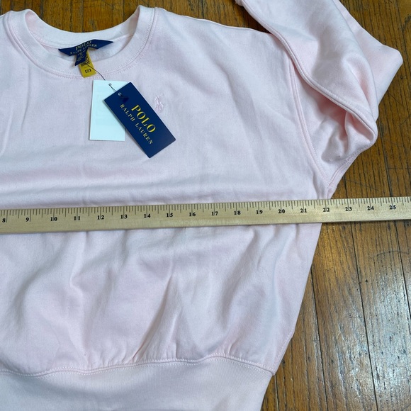 🆕 Polo Ralph Lauren Girls Ballet I Polo fleece  Sweatshirt Size L 12-14 - Picture 11 of 13